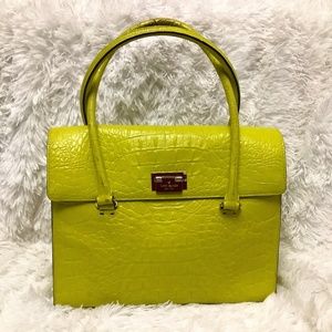 Kate Spade Croc Embossed Orchard Valley Tote
